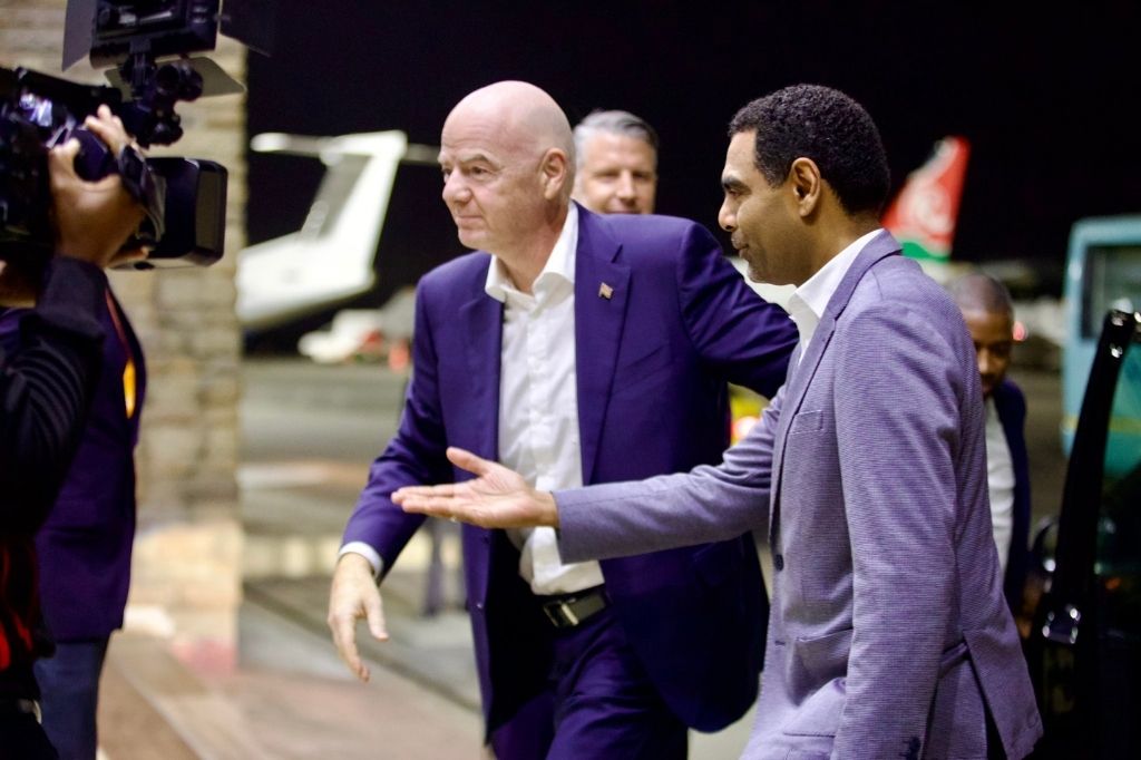 Historic Day for Kenyan Football: FIFA President Gianni Infantino Touches Down in Nairobi